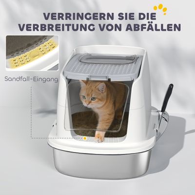 PawHut Katzenklo
