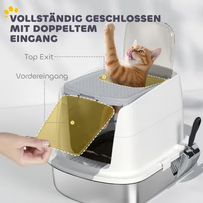 PawHut Katzenklo