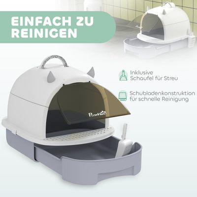 PawHut Katzenklo