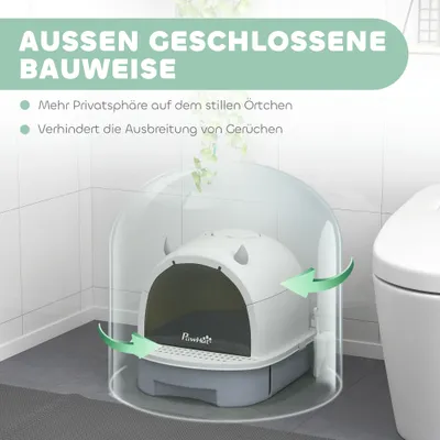 PawHut Katzenklo