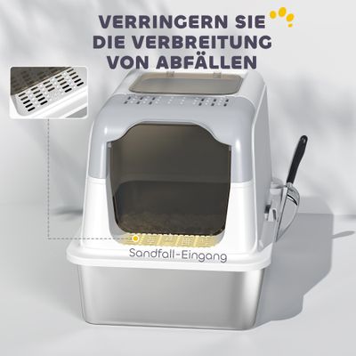 PawHut Katzenklo