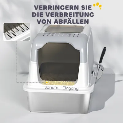 PawHut Katzenklo