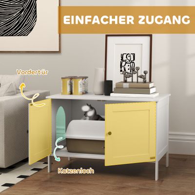 PawHut Katzenklo-Schrank