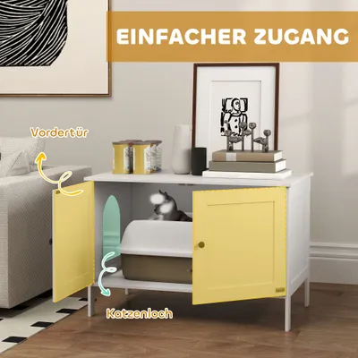 PawHut Katzenklo