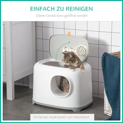 PawHut Katzenklo