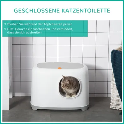 PawHut Katzenklo