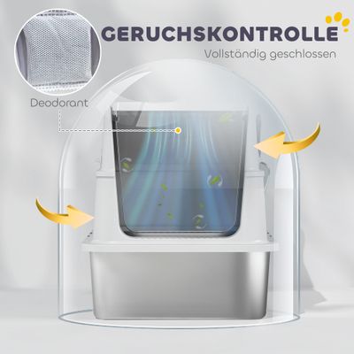 PawHut Katzenklo