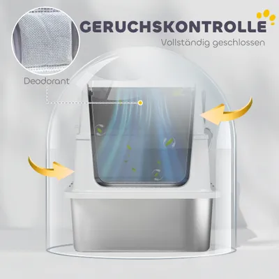 PawHut Katzenklo