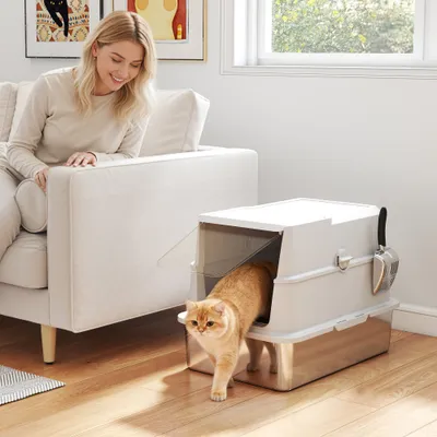 PawHut Katzenklo