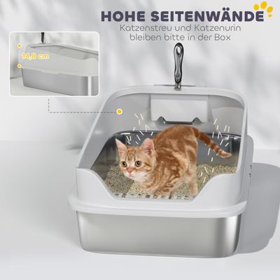 PawHut Katzenklo