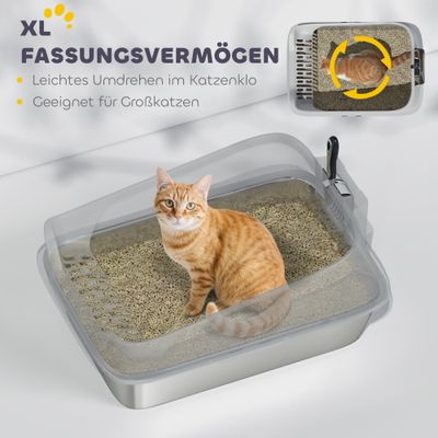 PawHut Katzenklo