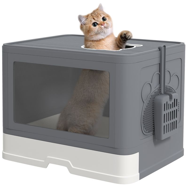 PawHut Katzenklo