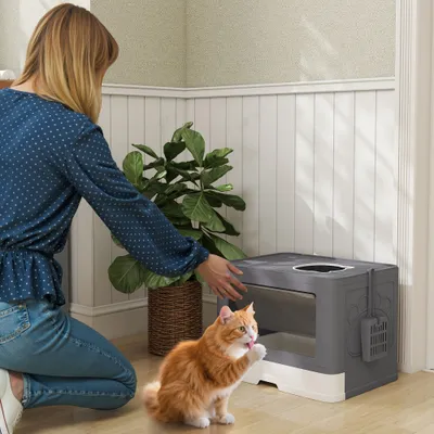 PawHut Katzenklo