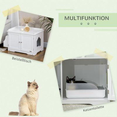 PawHut Katzenklo-Schrank