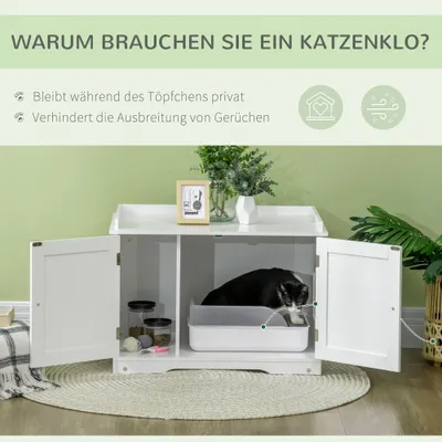 PawHut Katzenklo