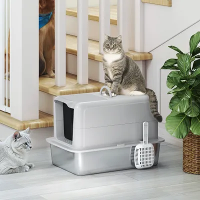 PawHut Katzenklo