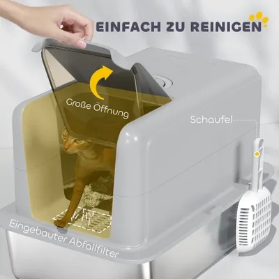 PawHut Katzenklo