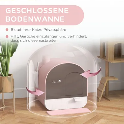 PawHut Katzenklo