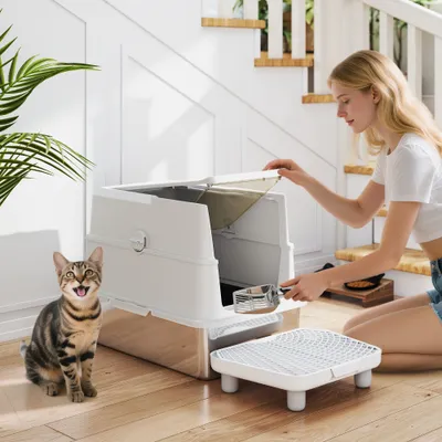 PawHut Katzenklo
