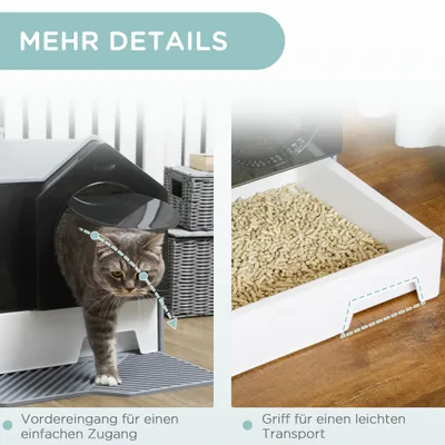 PawHut Katzenklo