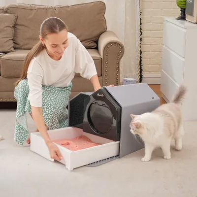 PawHut Katzenklo