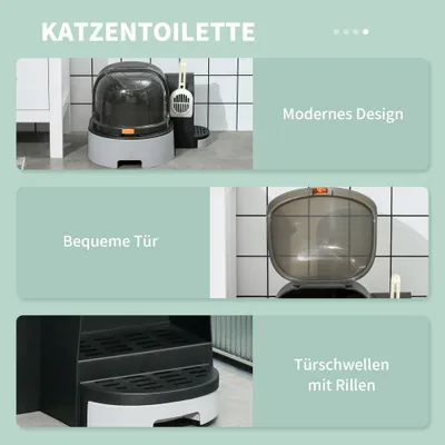 PawHut Katzenklo