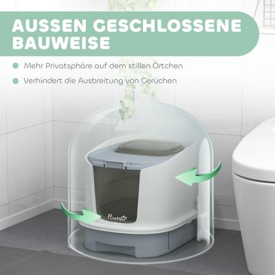 PawHut Katzenklo
