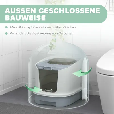 PawHut Katzenklo