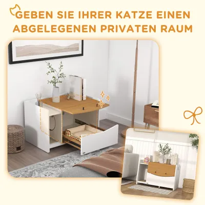 PawHut Katzenklo