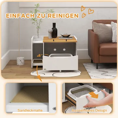 PawHut Katzenklo
