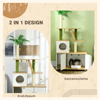 PawHut Katzenklo-Schrank PawHut Katzenklo-Schrank