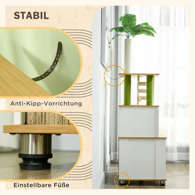 PawHut Katzenklo-Schrank PawHut Katzenklo-Schrank