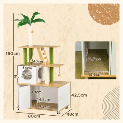 PawHut Katzenklo-Schrank PawHut Katzenklo-Schrank