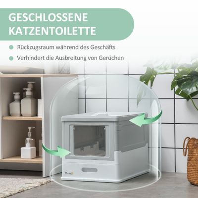 PawHut Katzenklo