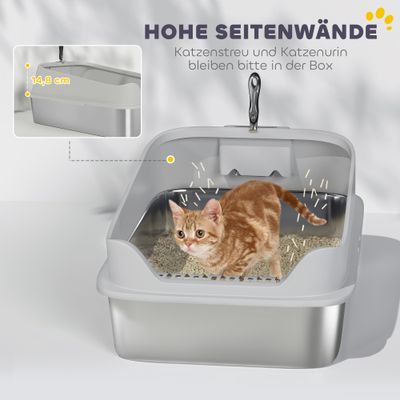 PawHut Katzenklo