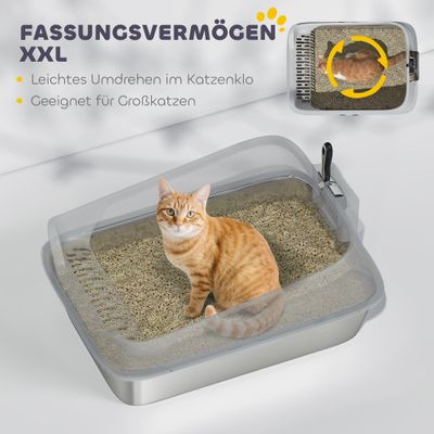PawHut Katzenklo
