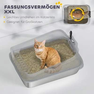 PawHut Katzenklo
