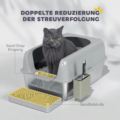PawHut Katzenklo
