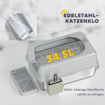 PawHut Katzenklo