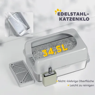 PawHut Katzenklo