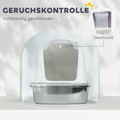 PawHut Katzenklo