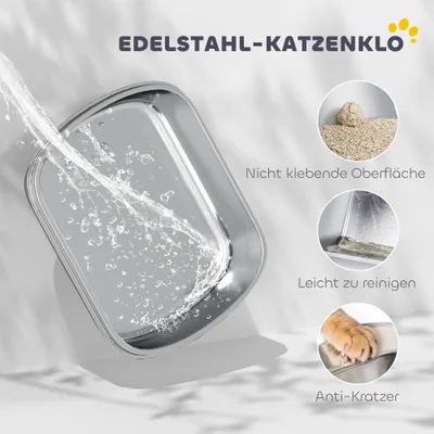 PawHut Katzenklo