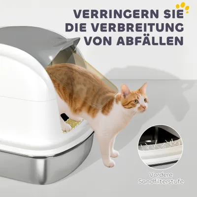 PawHut Katzenklo