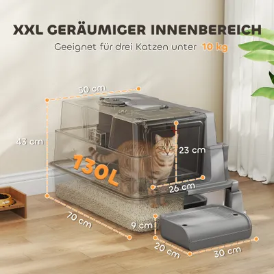 PawHut Katzenklo