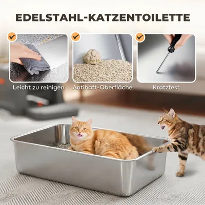 PawHut Katzenklo