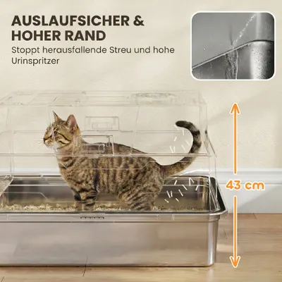 PawHut Katzenklo