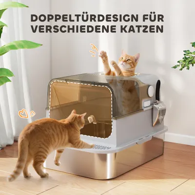 PawHut Katzenklo