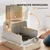 PawHut Katzenklo