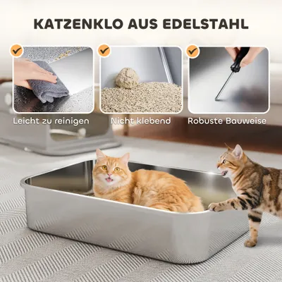 PawHut Katzenklo