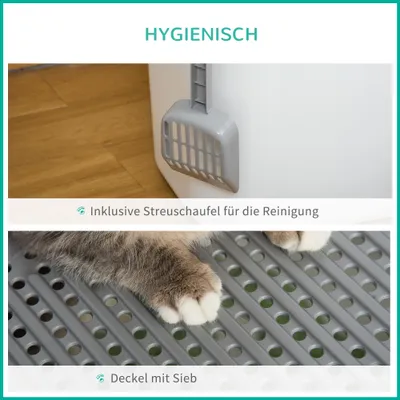 PawHut Katzenklo